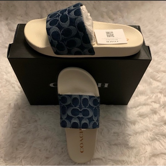 Coach Udele Pool Slides Shoes Sandals - Picture 5 of 5